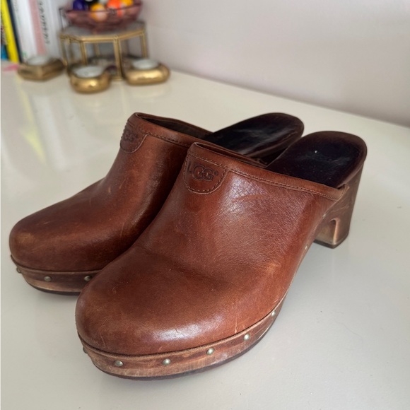UGG Shoes - UGG Women's Abbie Leather Mules